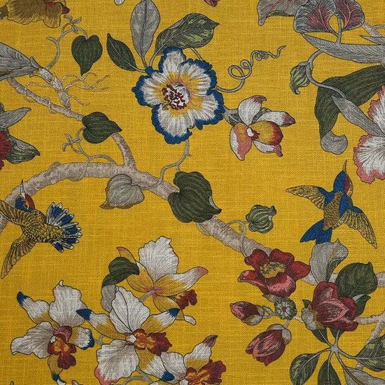 Tissu imprimé personnalisé coton lin organique robe chemise motif chiffre maison Textile industrie literie coussin vêtement rideau